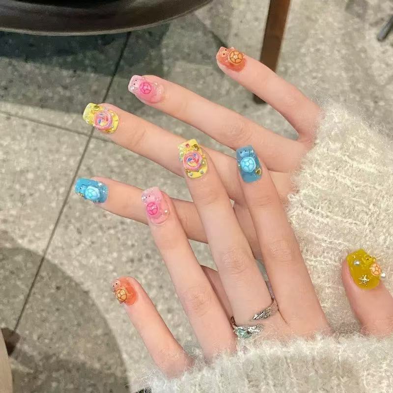 Nail Art Quirky - 100 Mini Dijes de Resina de