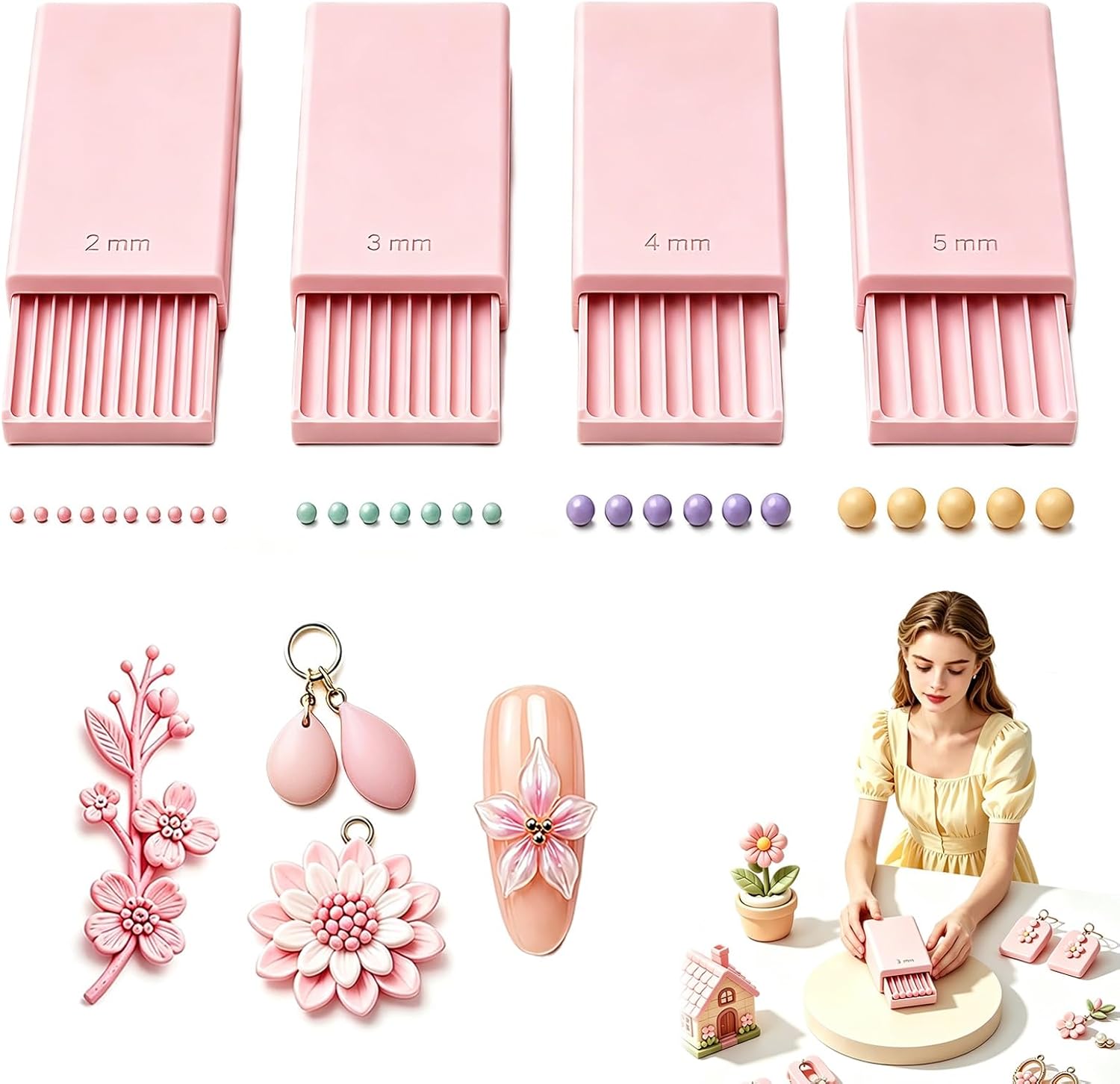 Nail Art Gel - Herramienta para hacer bolas de gel