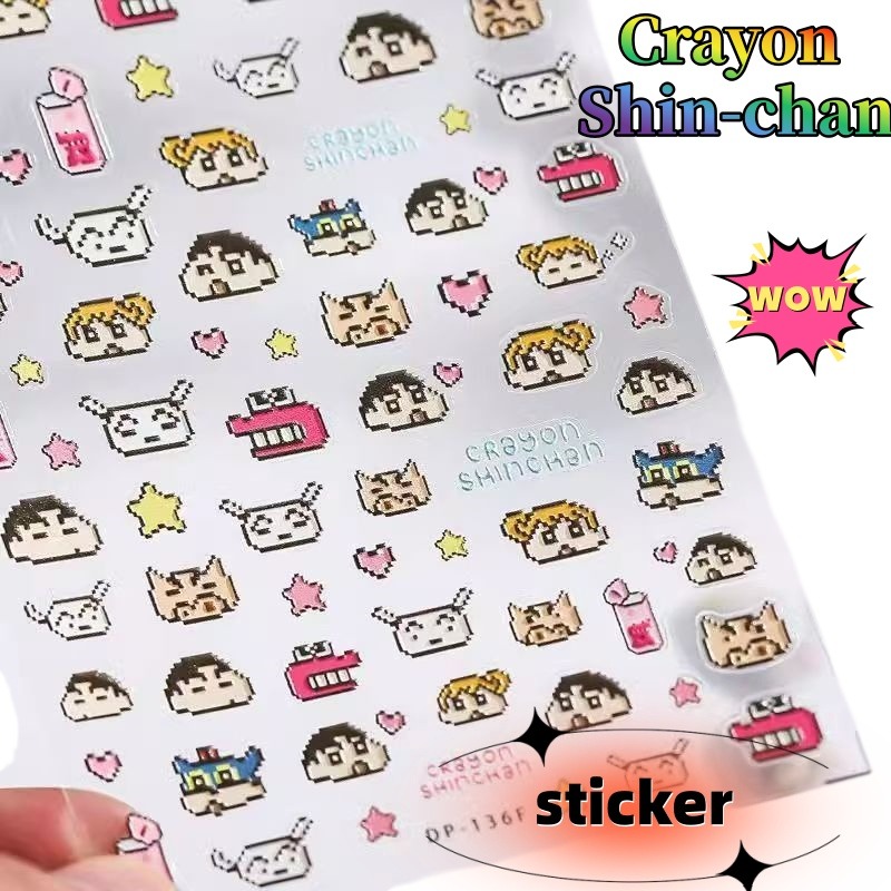 Nail Art Quirky - Crayon Shin-chan - Cuaderno de Papel