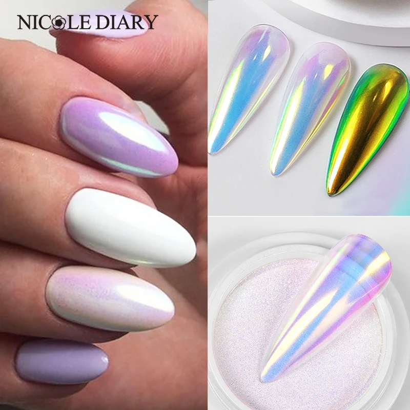 Dip Powder Nail - NICOLE DIARY Aurora polvo de uñas