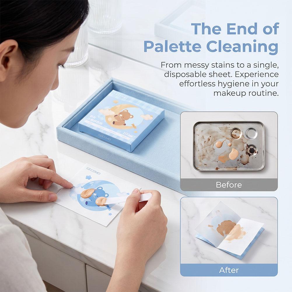 100 Paletas de Papel Desechabl - Nail Art Gel reseña y precio