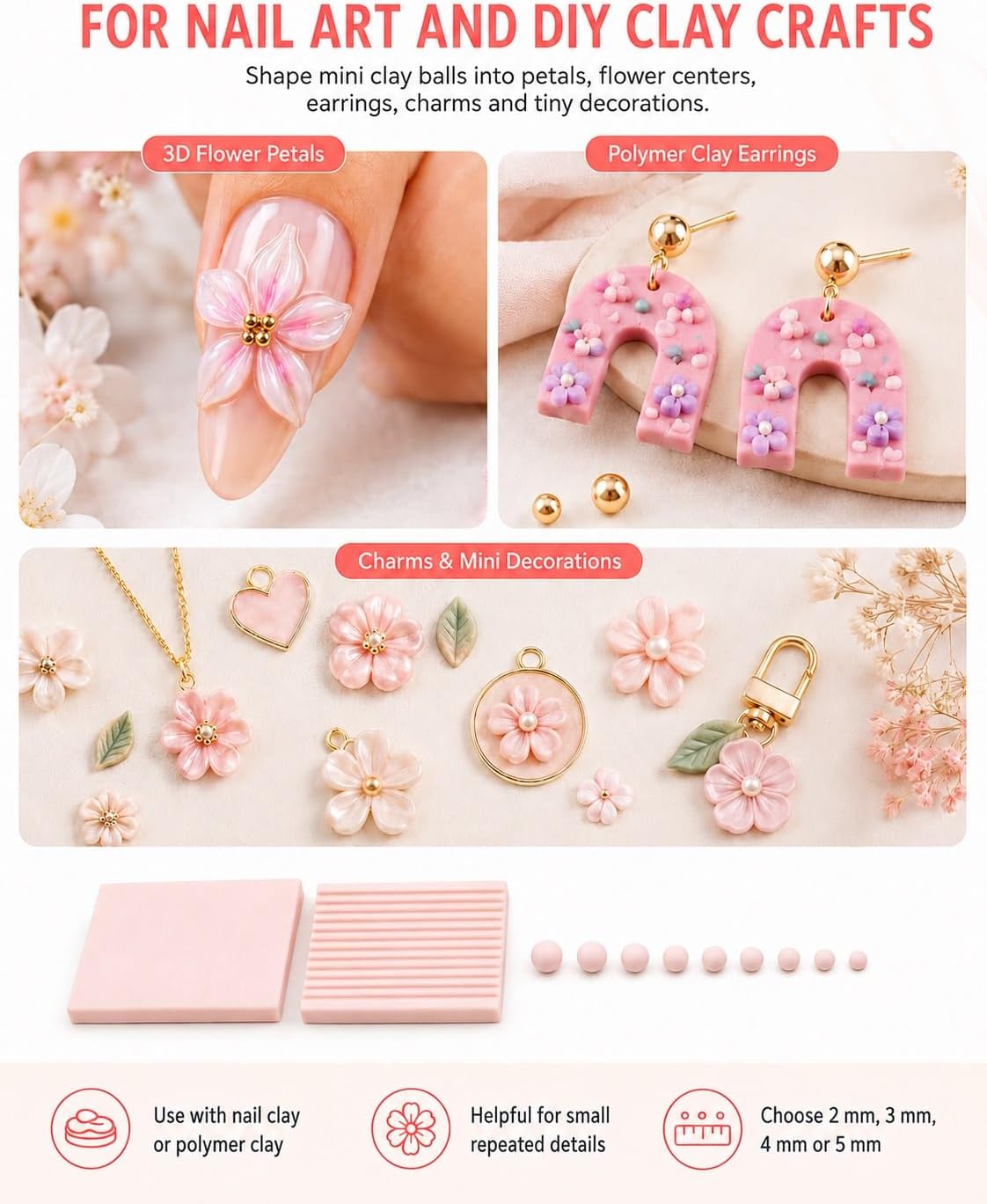 Juego de 4 Herramientas para H - Nail Art Gel reseña y precio