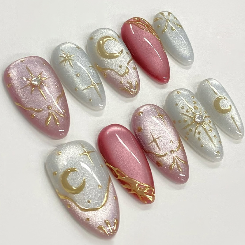 24 Uñas Postizas Adornadas con - Nail Art Quirky reseña y precio