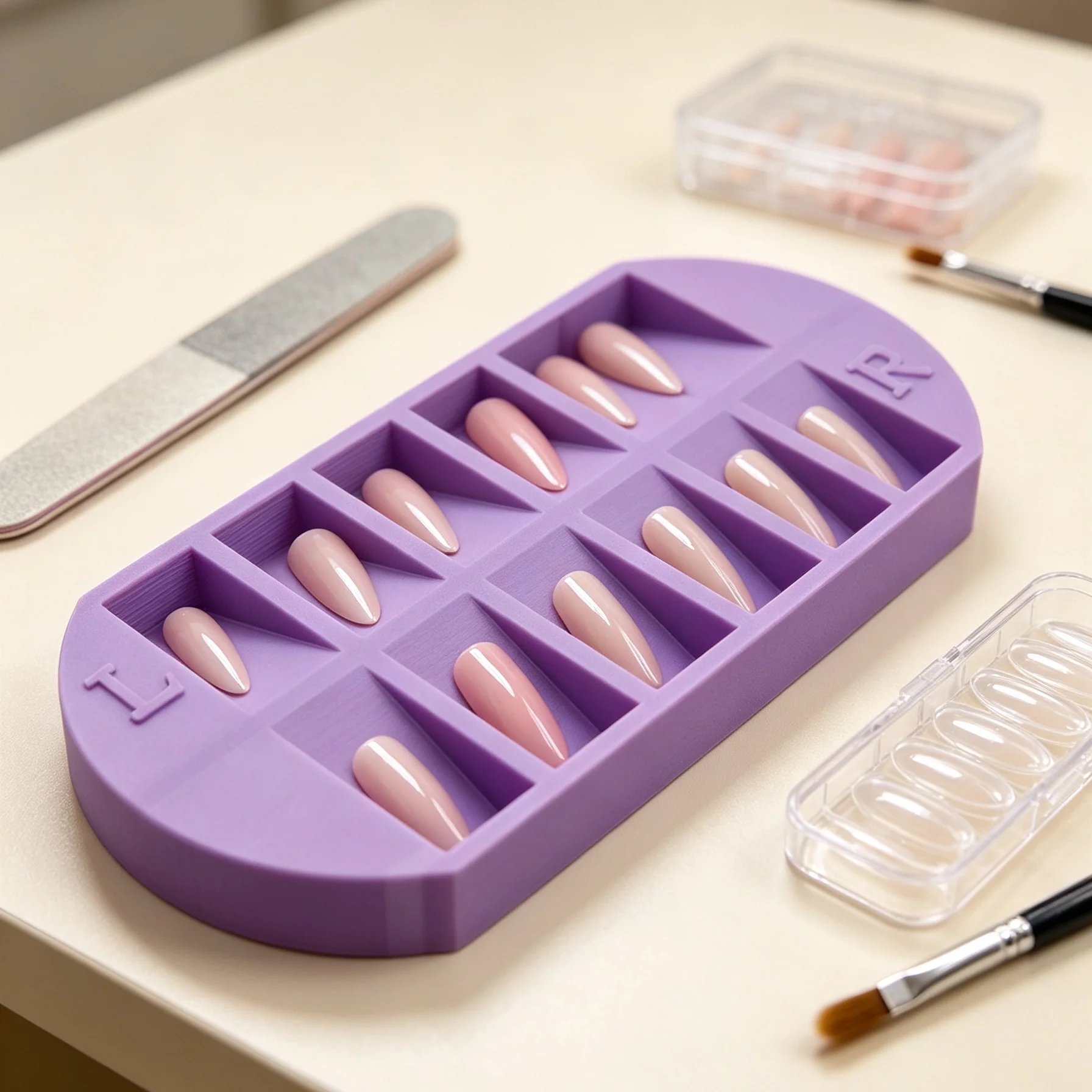 Bandeja organizadora de puntas - Nail Art Quirky reseña y precio