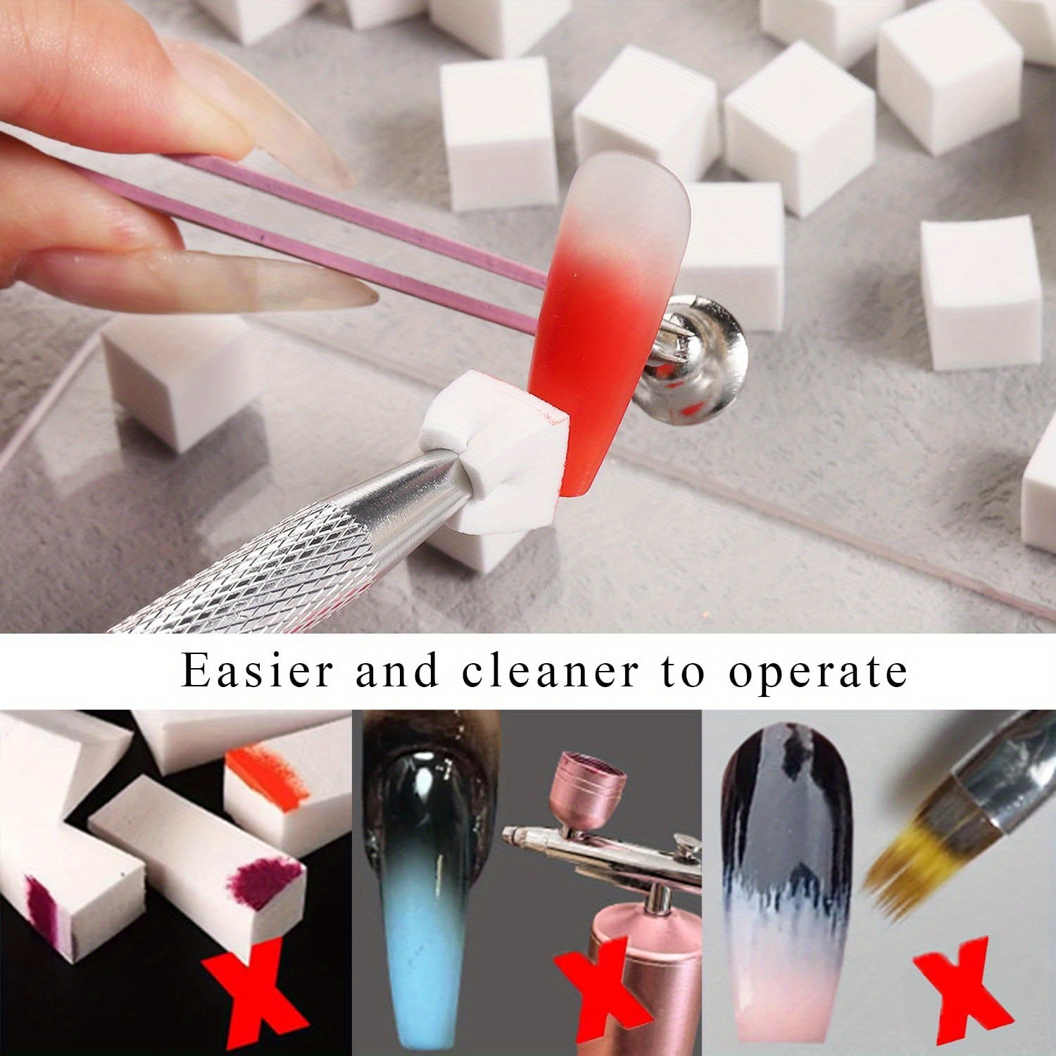Juego de esponjas cuadradas pa - Nail Art Quirky reseña y precio