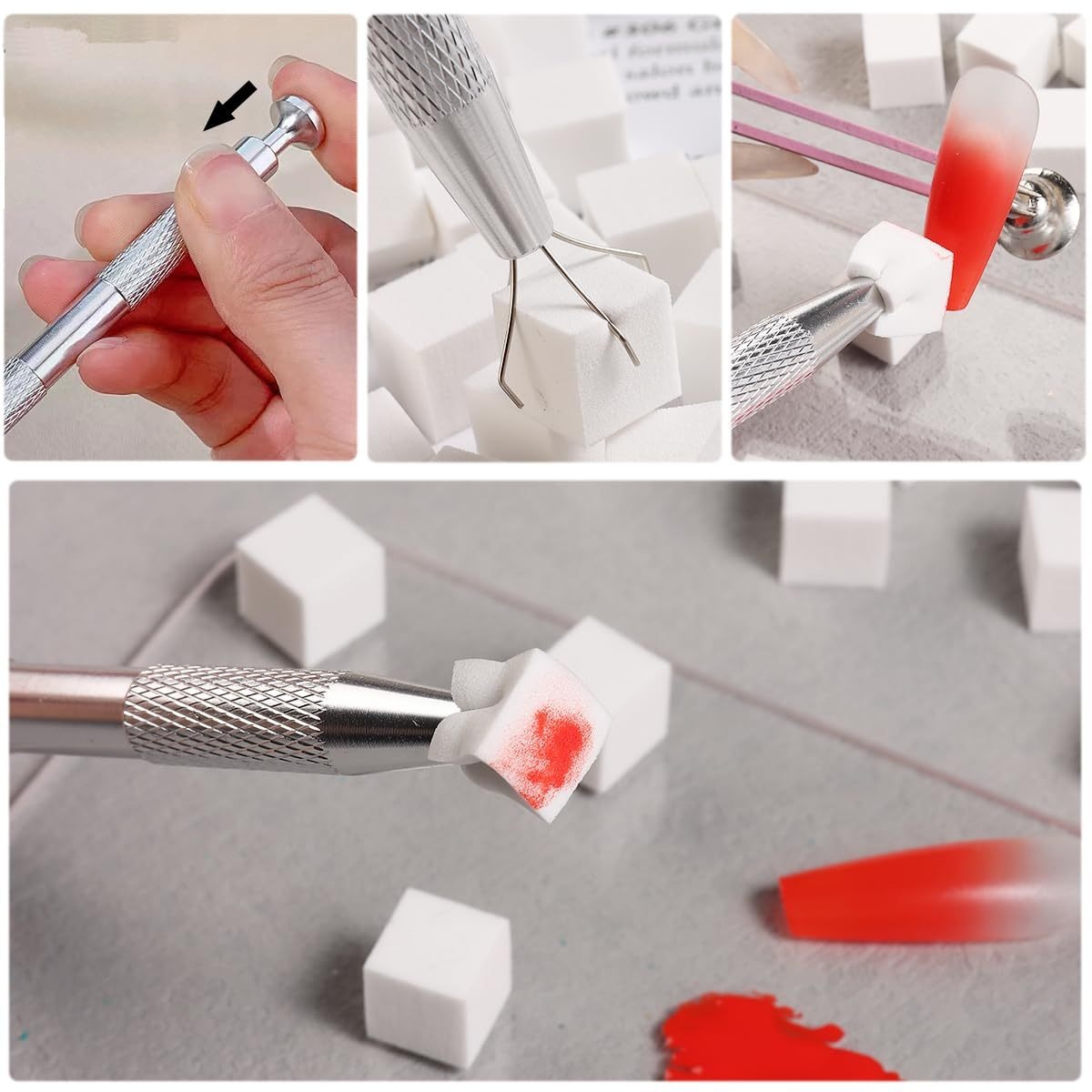 Juego de esponjas cuadradas pa - Nail Art Quirky reseña y precio