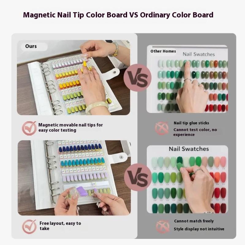 Libro de Muestras de Uñas Magn - Nail Art Navy reseña y precio