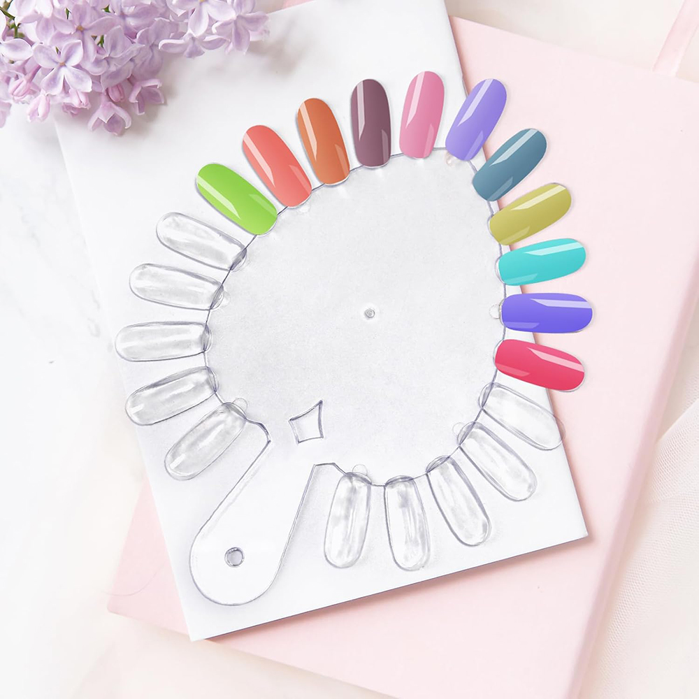 10 piezas de tarjetas de color - Nail Art Navy reseña y precio