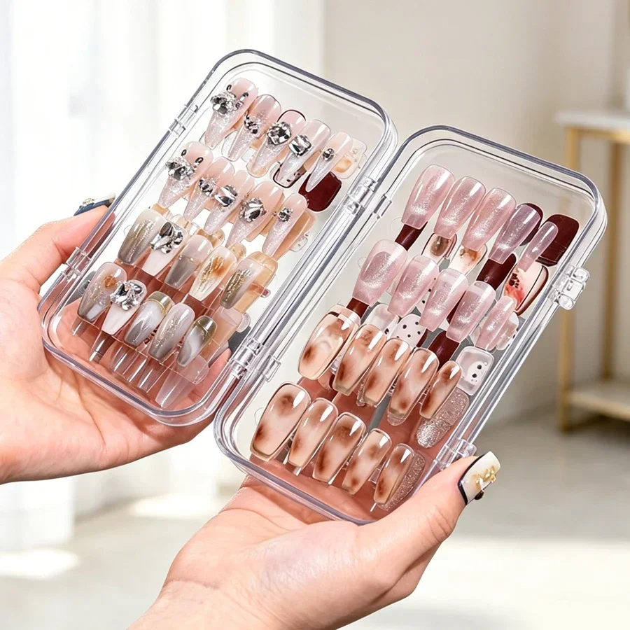 Caja de Almacenamiento Transpa - Nail Art Navy reseña y precio
