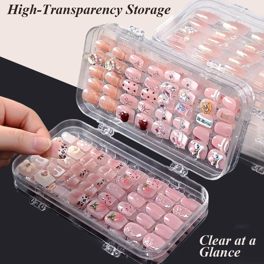 Caja de Almacenamiento Transpa - Nail Art Navy reseña y precio