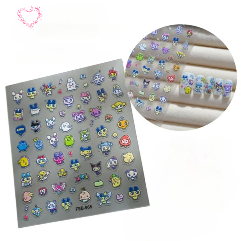 Nuevas pegatinas electrónicas  - Nail Art Quirky reseña y precio
