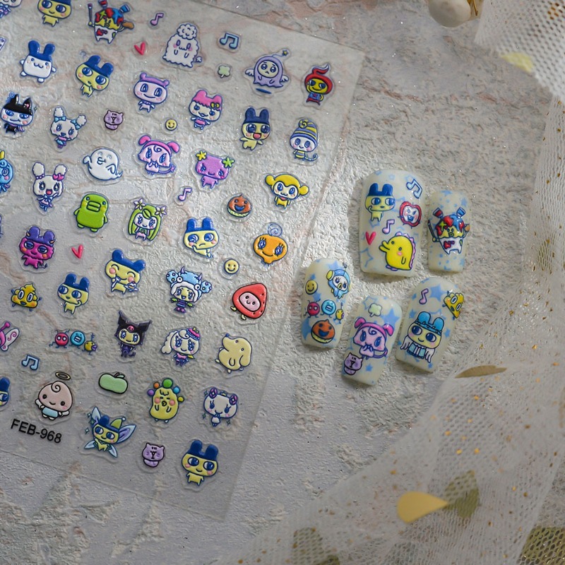 Nuevas pegatinas electrónicas  - Nail Art Quirky reseña y precio