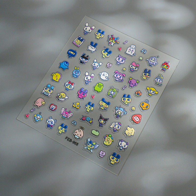 Nuevas pegatinas electrónicas  - Nail Art Quirky reseña y precio