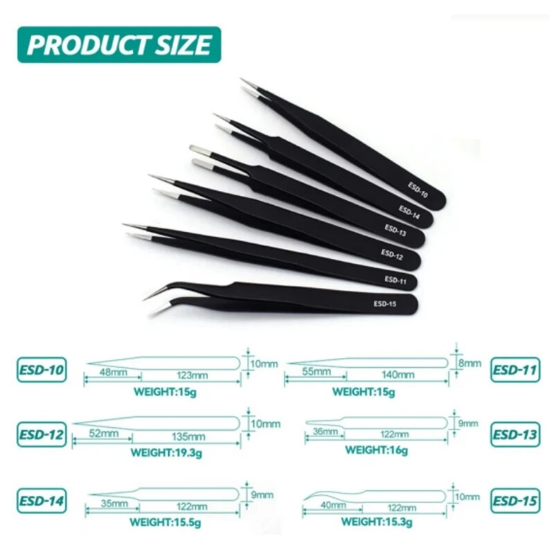 Pinzas negras rectas y curvada - Nail Art Quirky reseña y precio