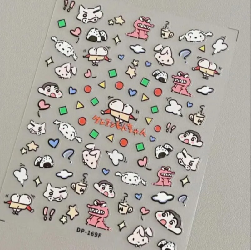 Crayon Shin-chan - Cuaderno de - Nail Art Quirky reseña y precio