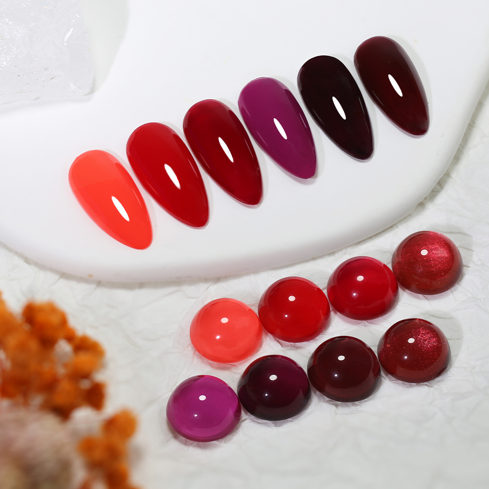 Esmalte de Uñas en Gel Rojo Cl - Nail Art Red Cherry reseña y precio
